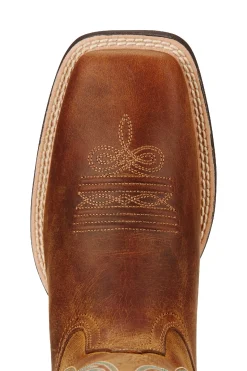 Ariat Round Up Wide Square Toe dames westernstøvler