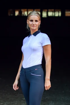 B Vertigo Claudine kortermet poloskjorte, dame