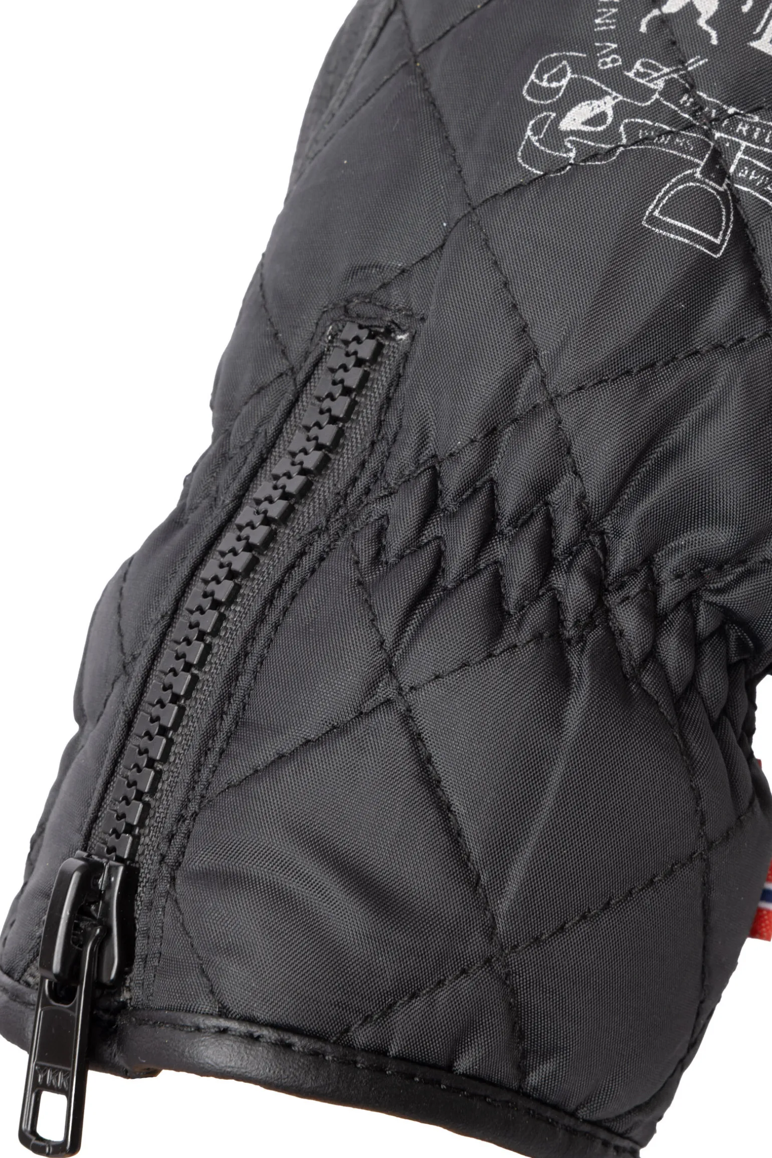 B Vertigo Onyx Vanntette polstrede ridehansker