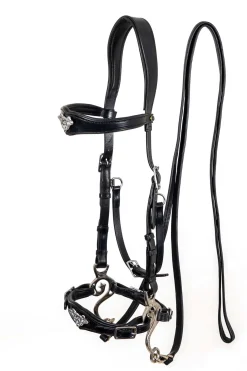 F.R.A. Freedom Riding Articles Imperial hodelag hackamore med tøyler (system 2)