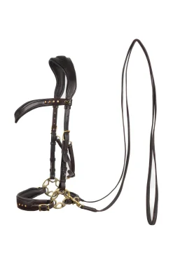 F.R.A. Freedom Riding Articles Glory hodelag Hackamore med tøyler (system 2), brun