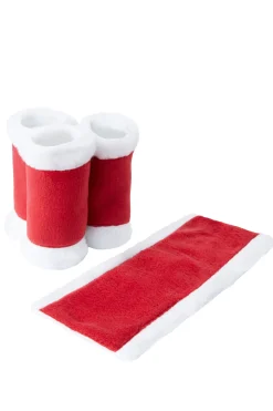 Horze Christmas benbelegg (4 stk.)