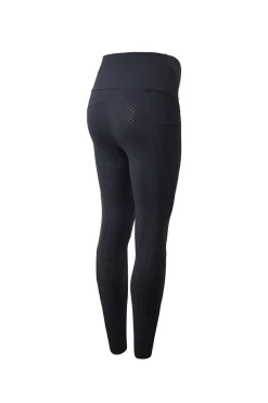 Horze Ginny helforsterkede ridetights med silikon og mobillomme, mammaklær