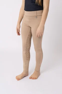 Horze Suna helforsterket ridetights til barn