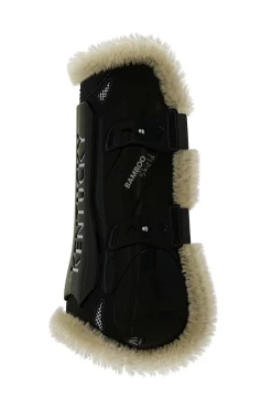 Kentucky Horsewear Vegan elastiske senebelegg med bambus og saueskinn