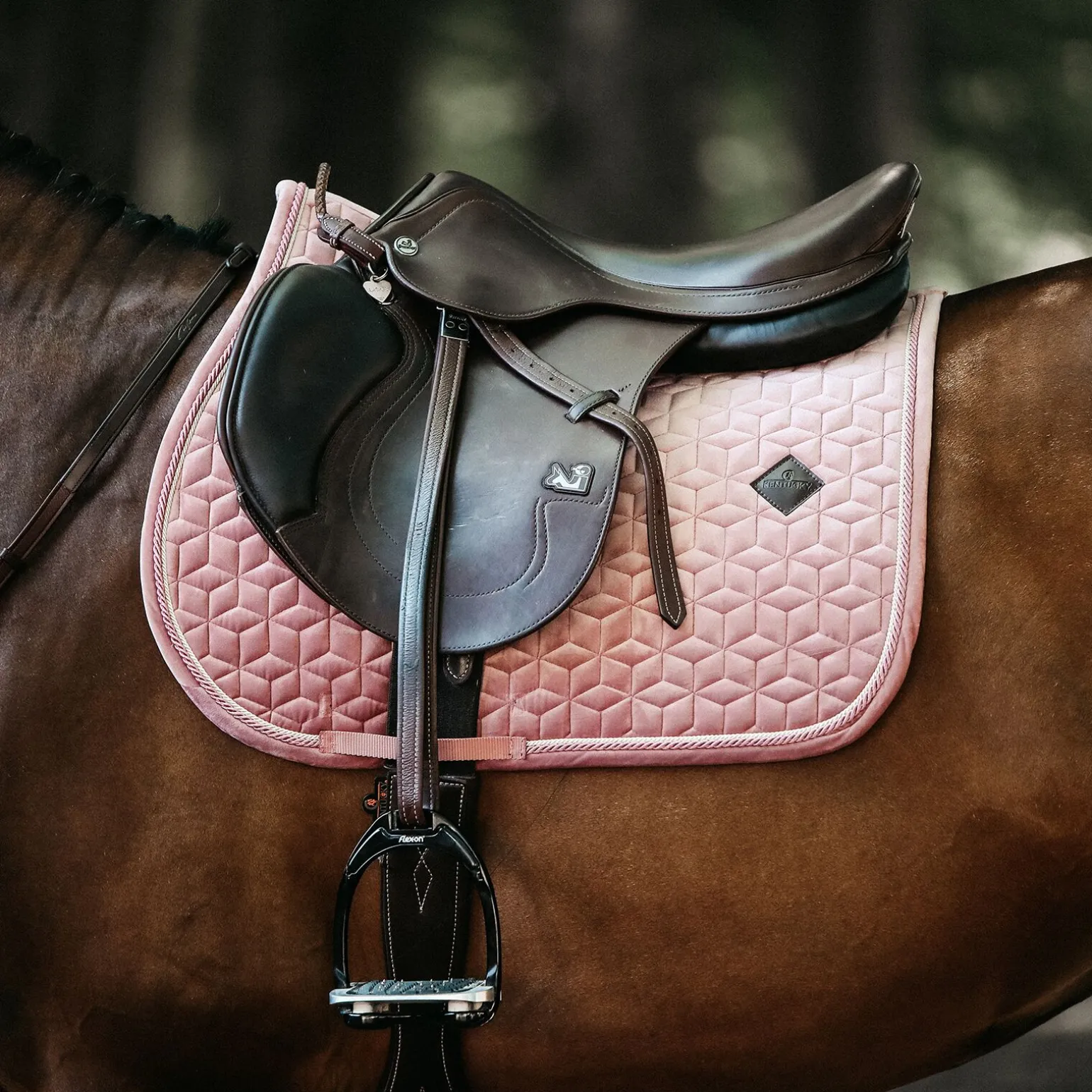 Kentucky Horsewear Velvet sprangsjabrak