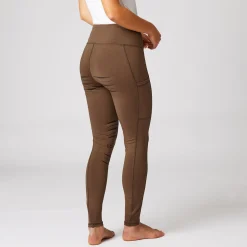 Ridetights, helforsterket silikon, mobillomme, dame