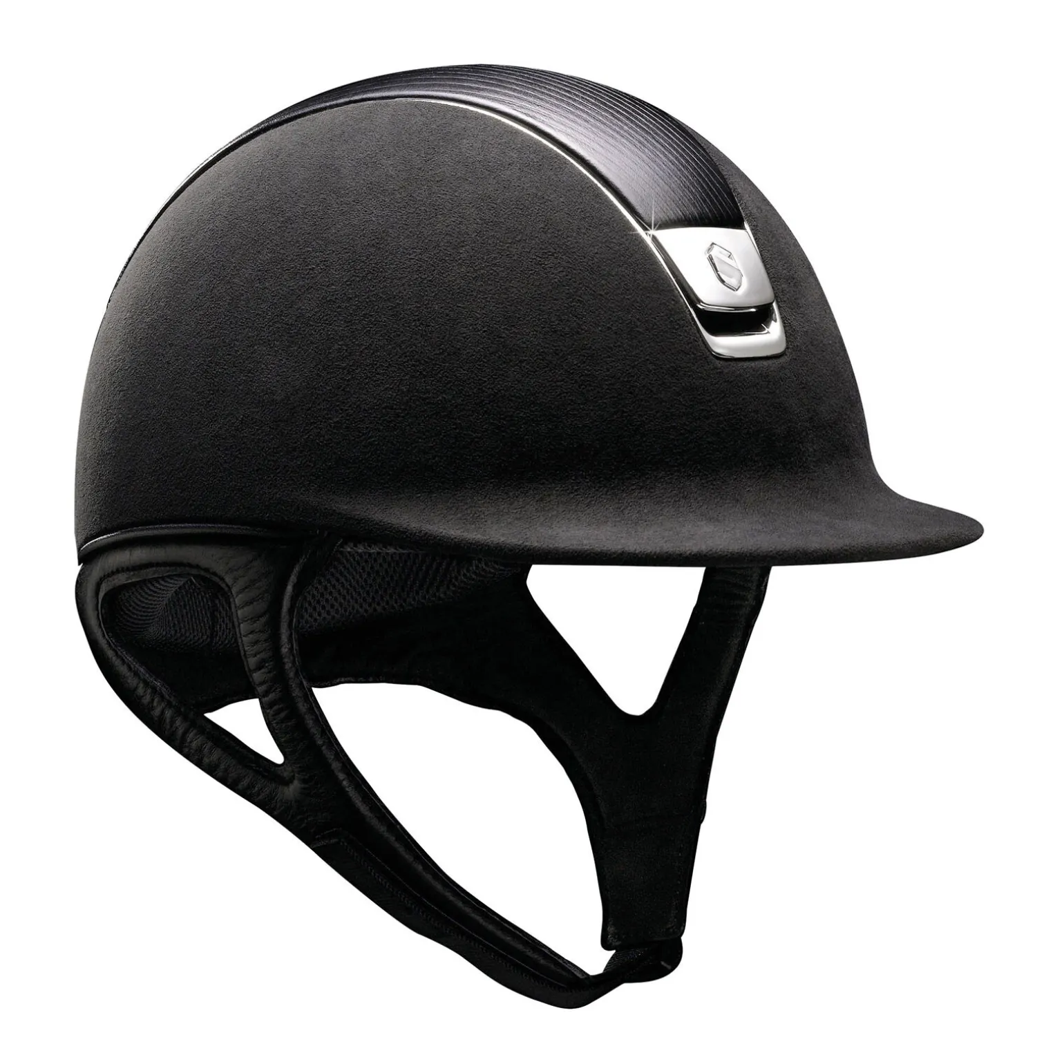 Samshield Premium lær/krom, svart dressur (uten liner)