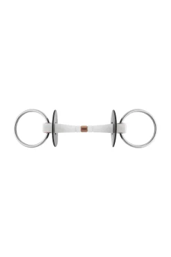 Sprenger Nathe trinse 20mm, løse ringer (70 mm), fleksibel mullen mouth med midtstykke i kobber